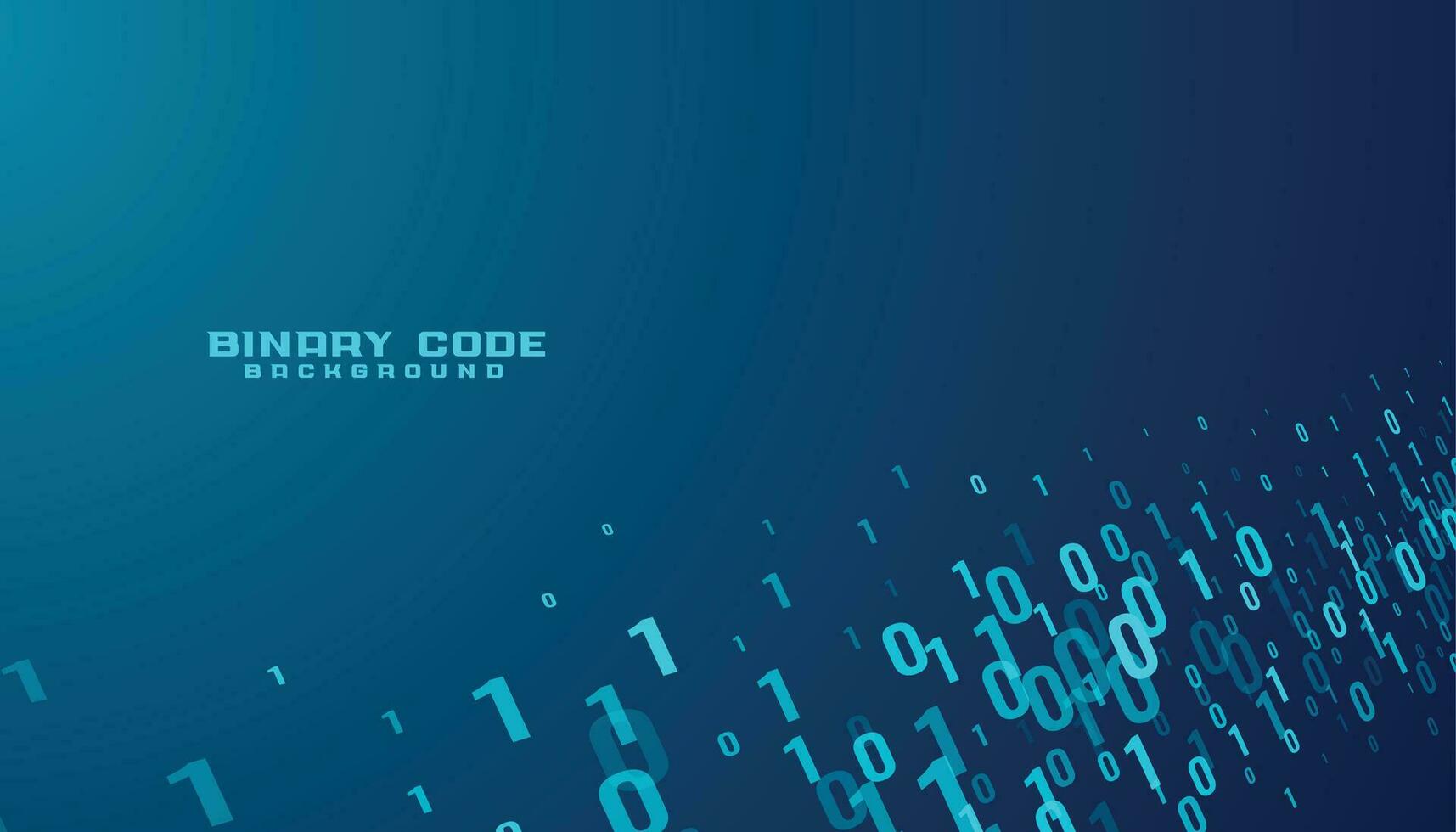 binär Code Zahlen Daten Strom Technologie Hintergrund vektor