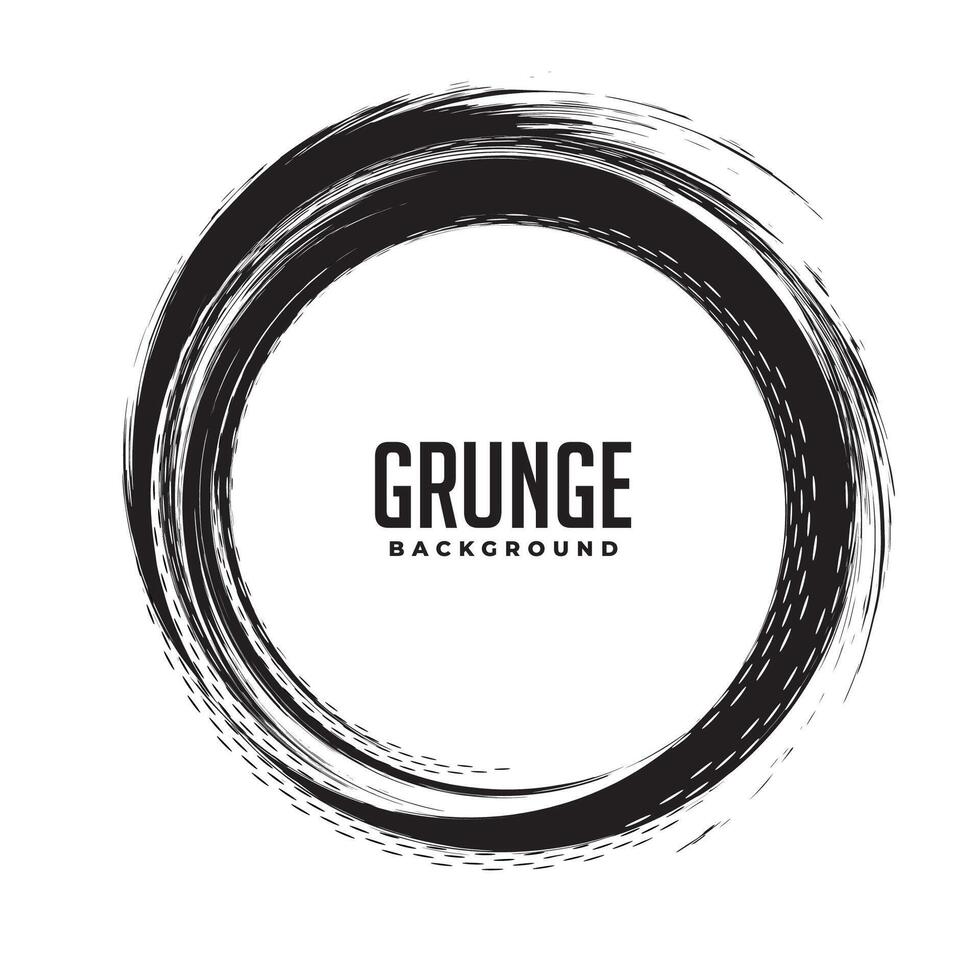 abstrakt kreisförmig Grunge Rahmen Hintergrund vektor