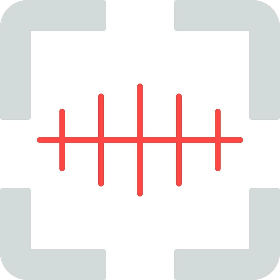 Barcode-Scanner flaches Symbol vektor