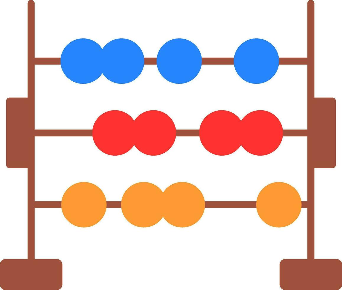 abacus platt ikon vektor