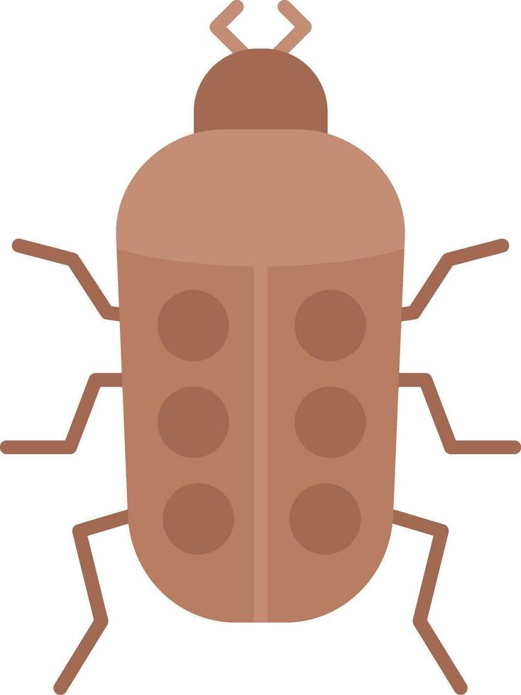insekt platt ikon vektor