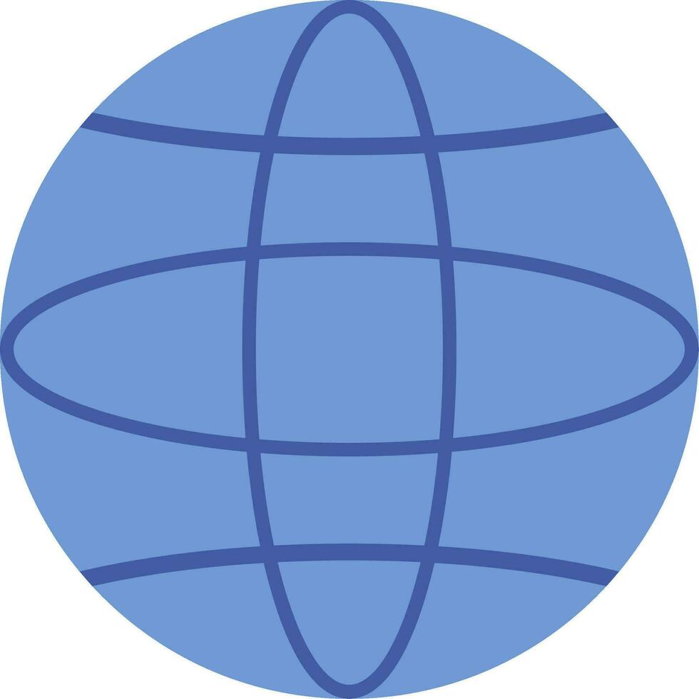 globales flaches Symbol vektor