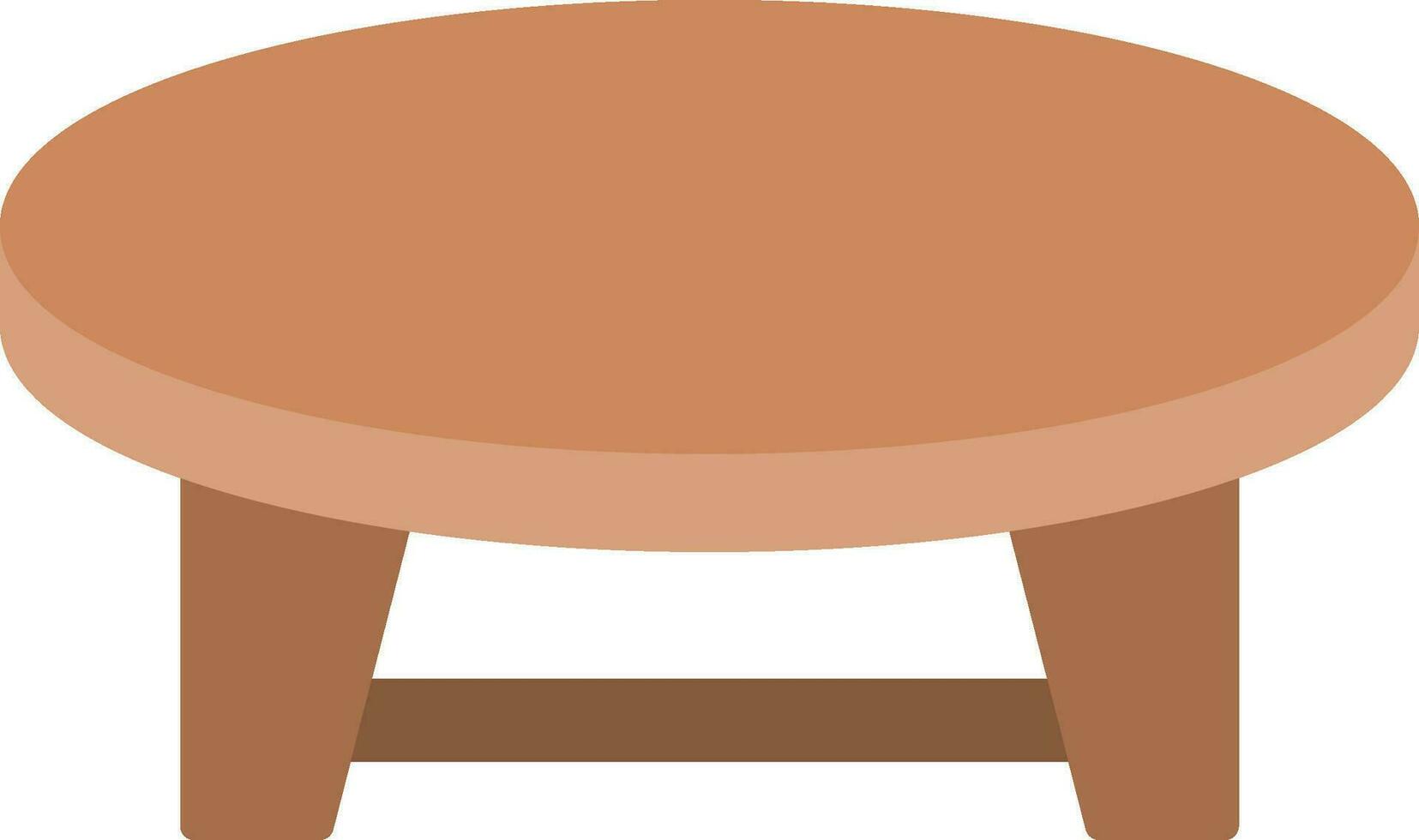 kaffe tabell platt ikon vektor