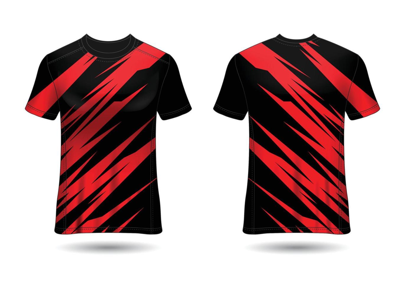 T-Shirt-Sport-Design. Renntrikot Vektor