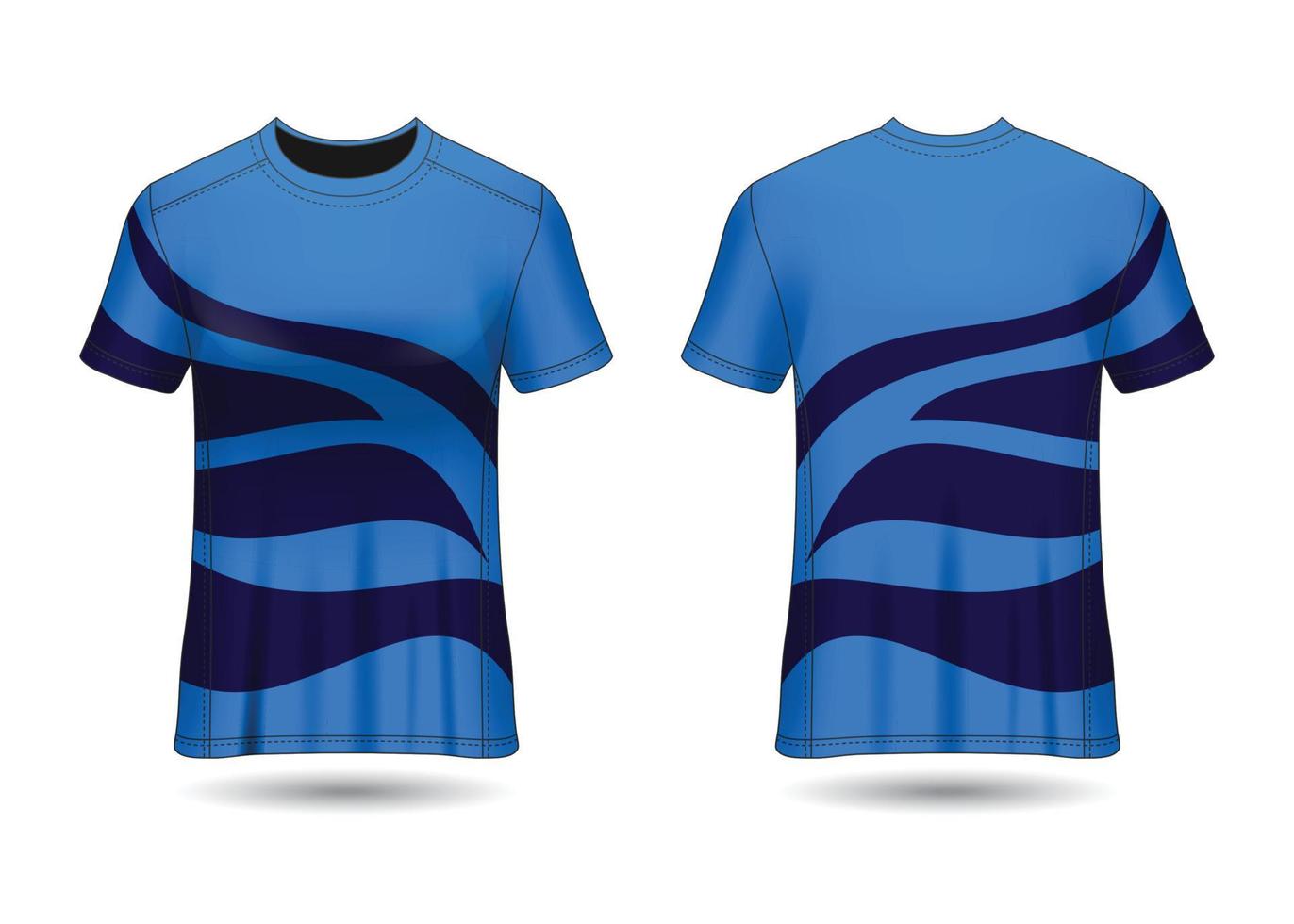 T-Shirt-Sport-Design. Renntrikot Vektor