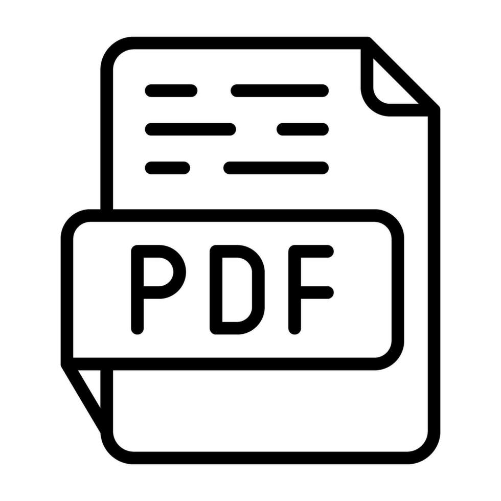 Pdf-Vektorsymbol vektor