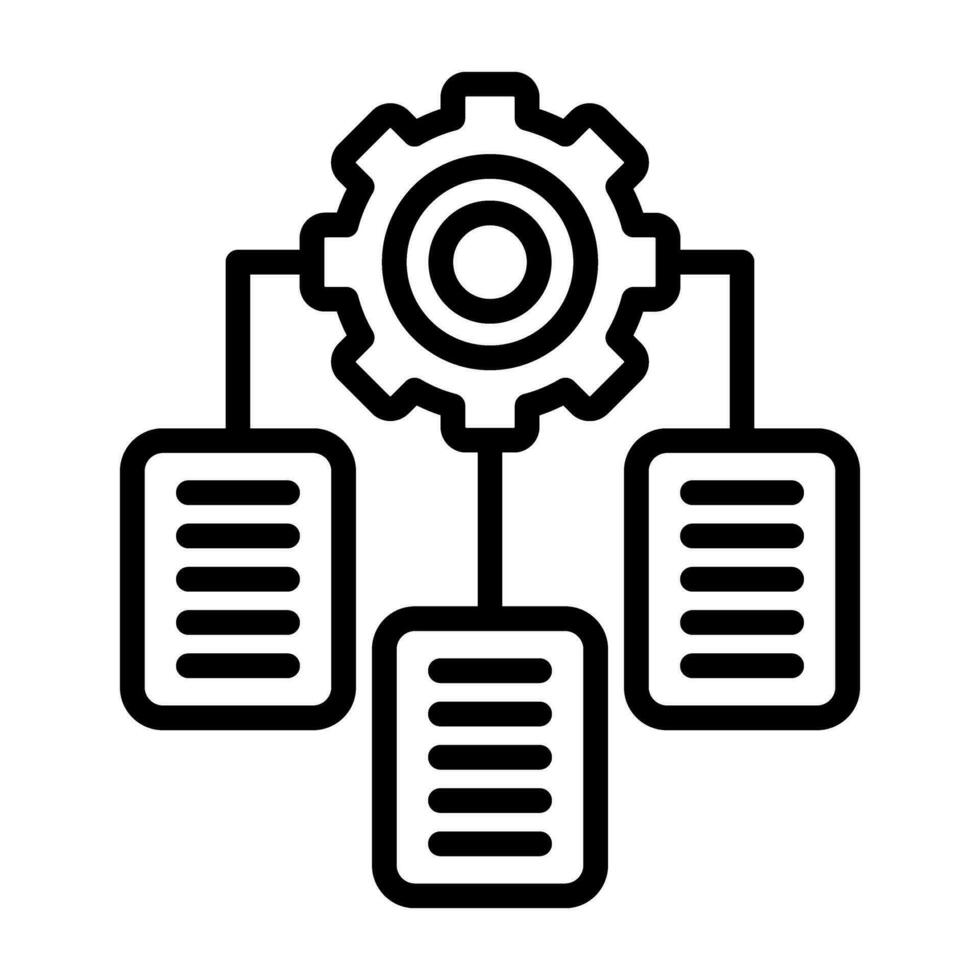 dokumentera integration vektor ikon