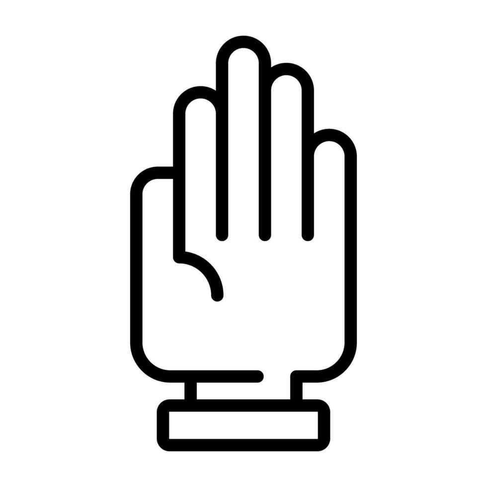 Hand-Vektor-Symbol vektor