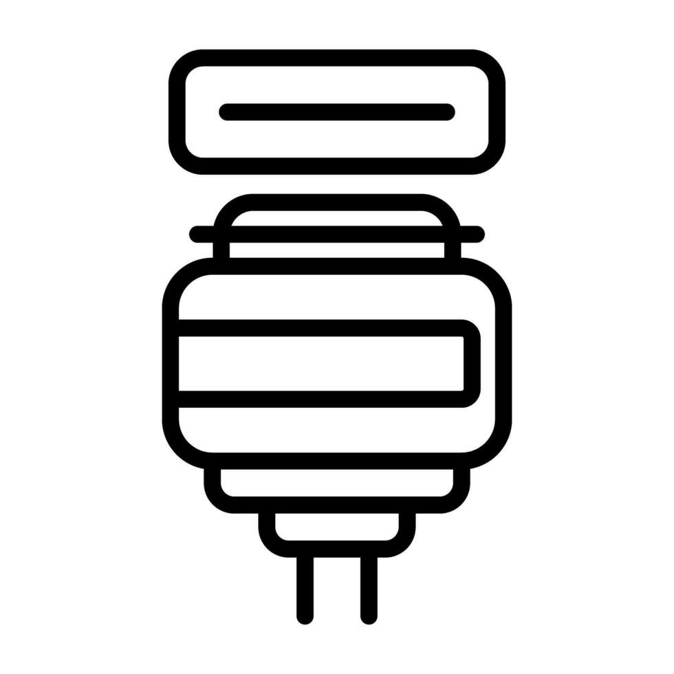 Plug-Vektor-Symbol vektor