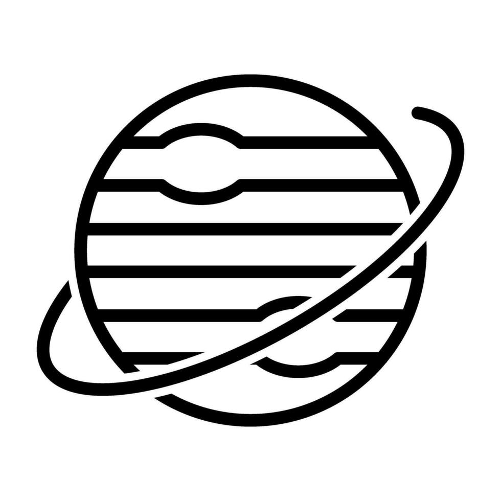 Planet-Vektor-Symbol vektor