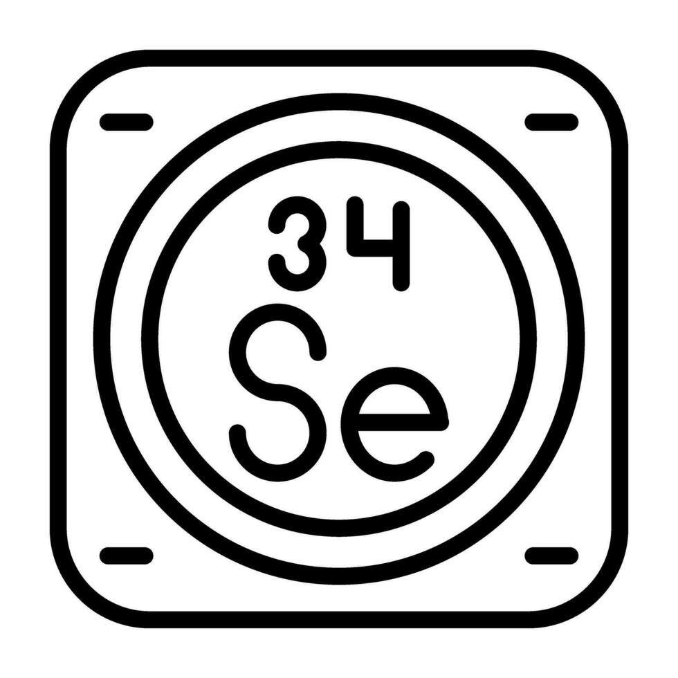 chemisch Element Vektor Symbol