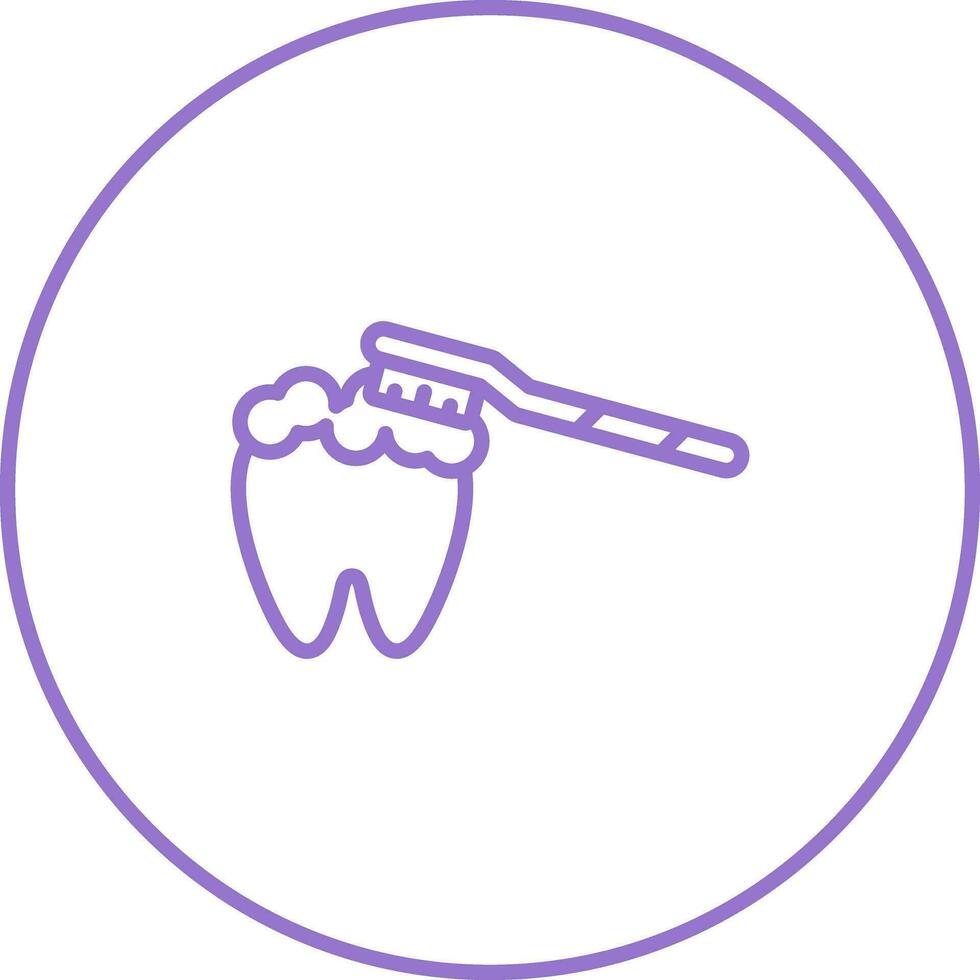 pensling tänder vektor ikon