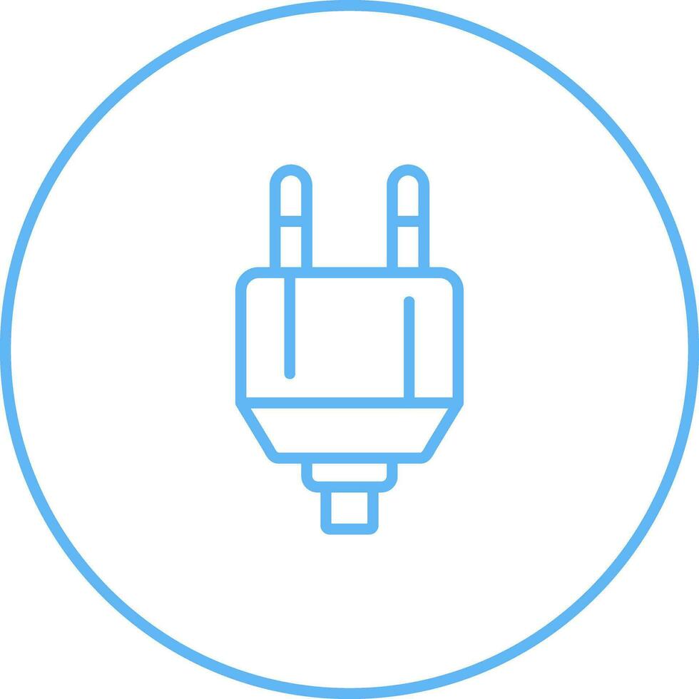 Plug-Vektor-Symbol vektor