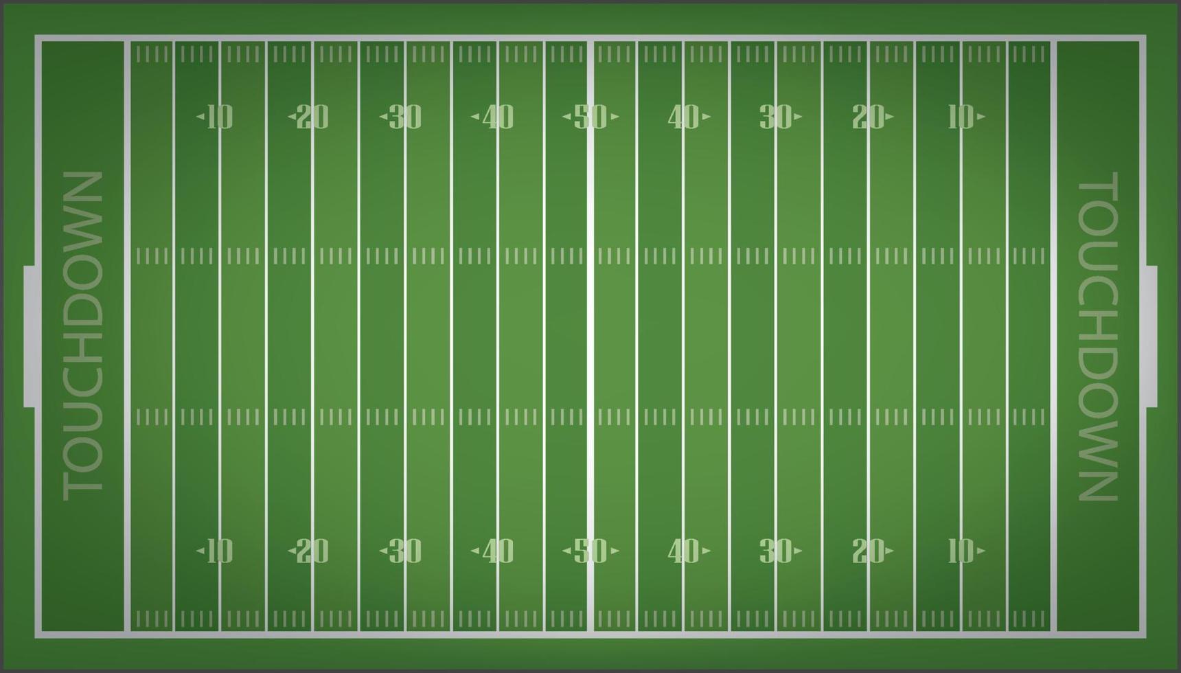 vektor grönt gräs mönster av amerikansk fotbollsplan. vektor.