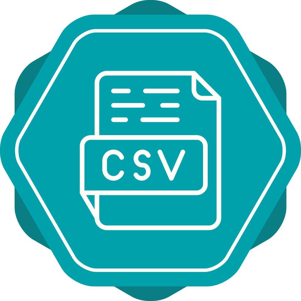 csv-Vektorsymbol vektor