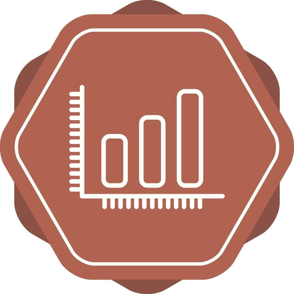 Balkendiagramm-Vektorsymbol vektor