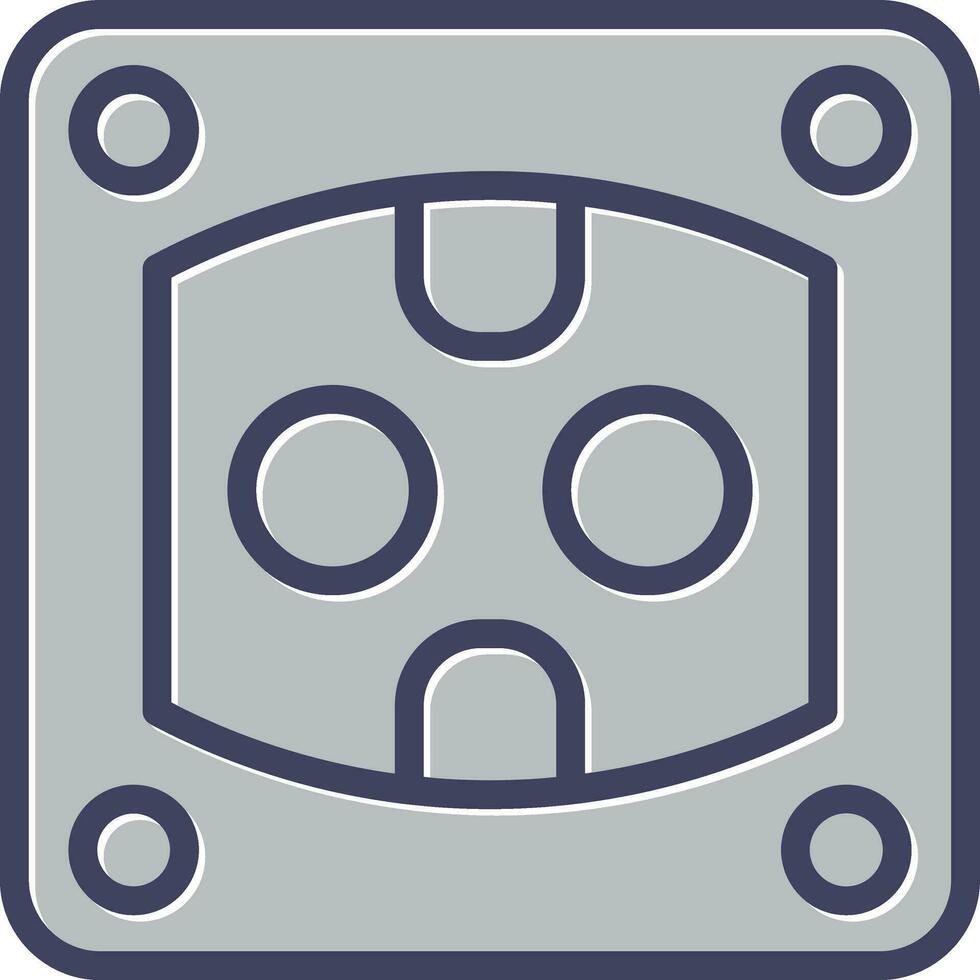 Socket-Vektor-Symbol vektor