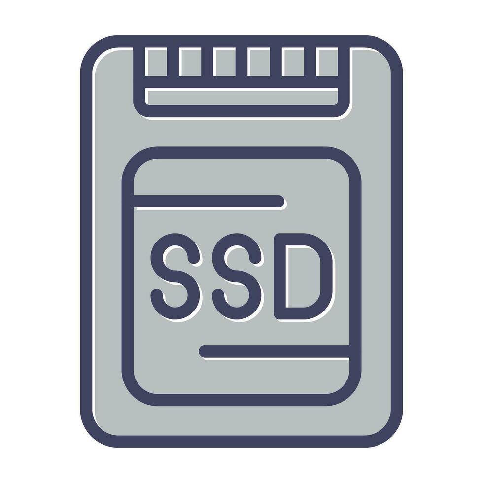 SSD-Vektorsymbol vektor