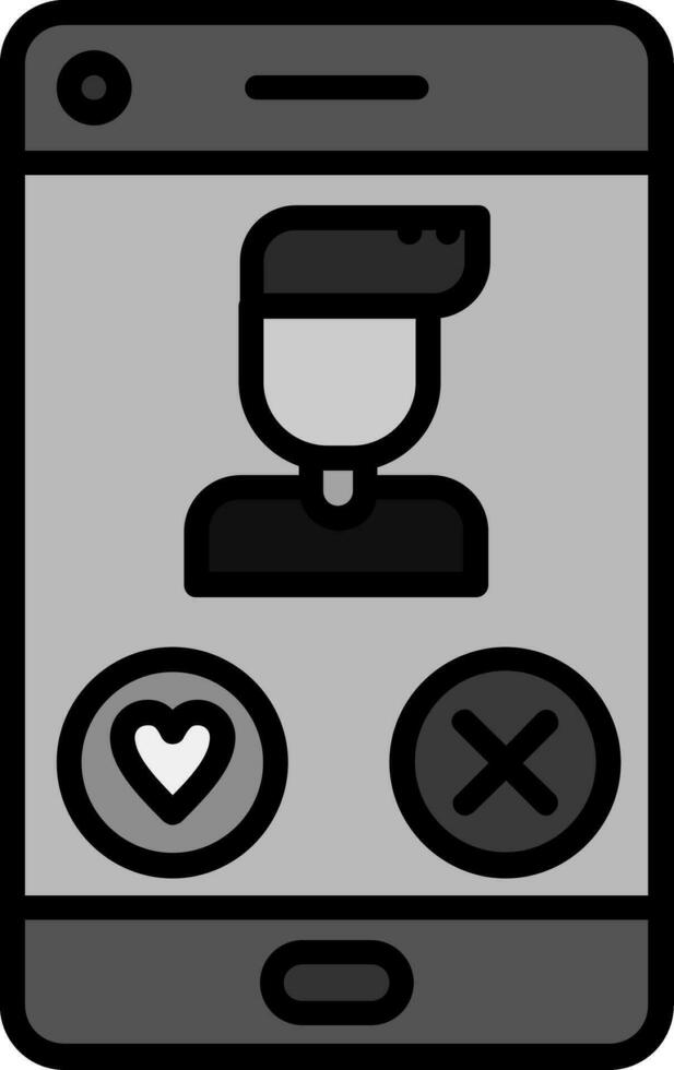 Dating App Vektor Symbol