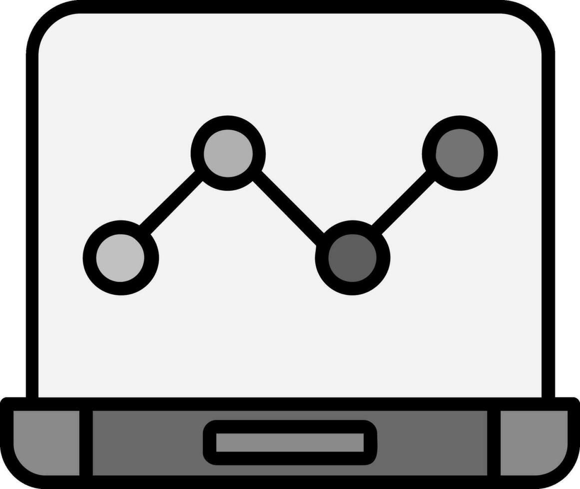 analytics vektor ikon