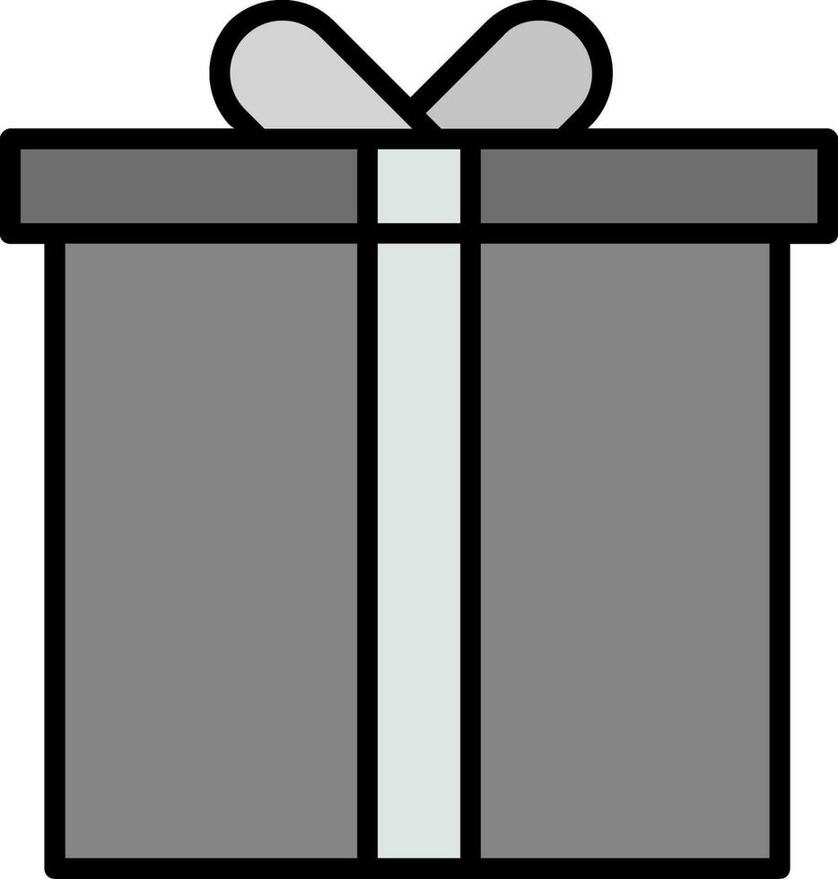 Geschenkbox-Vektorsymbol vektor