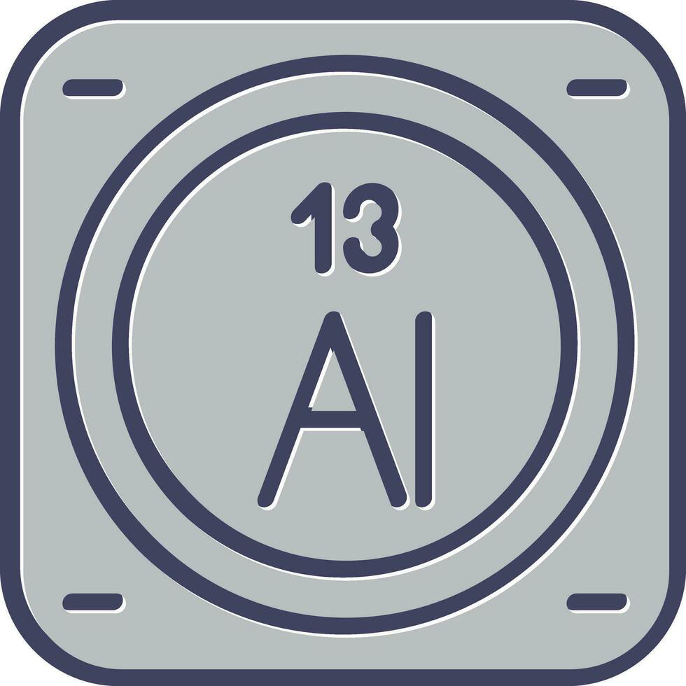 aluminium vektor ikon