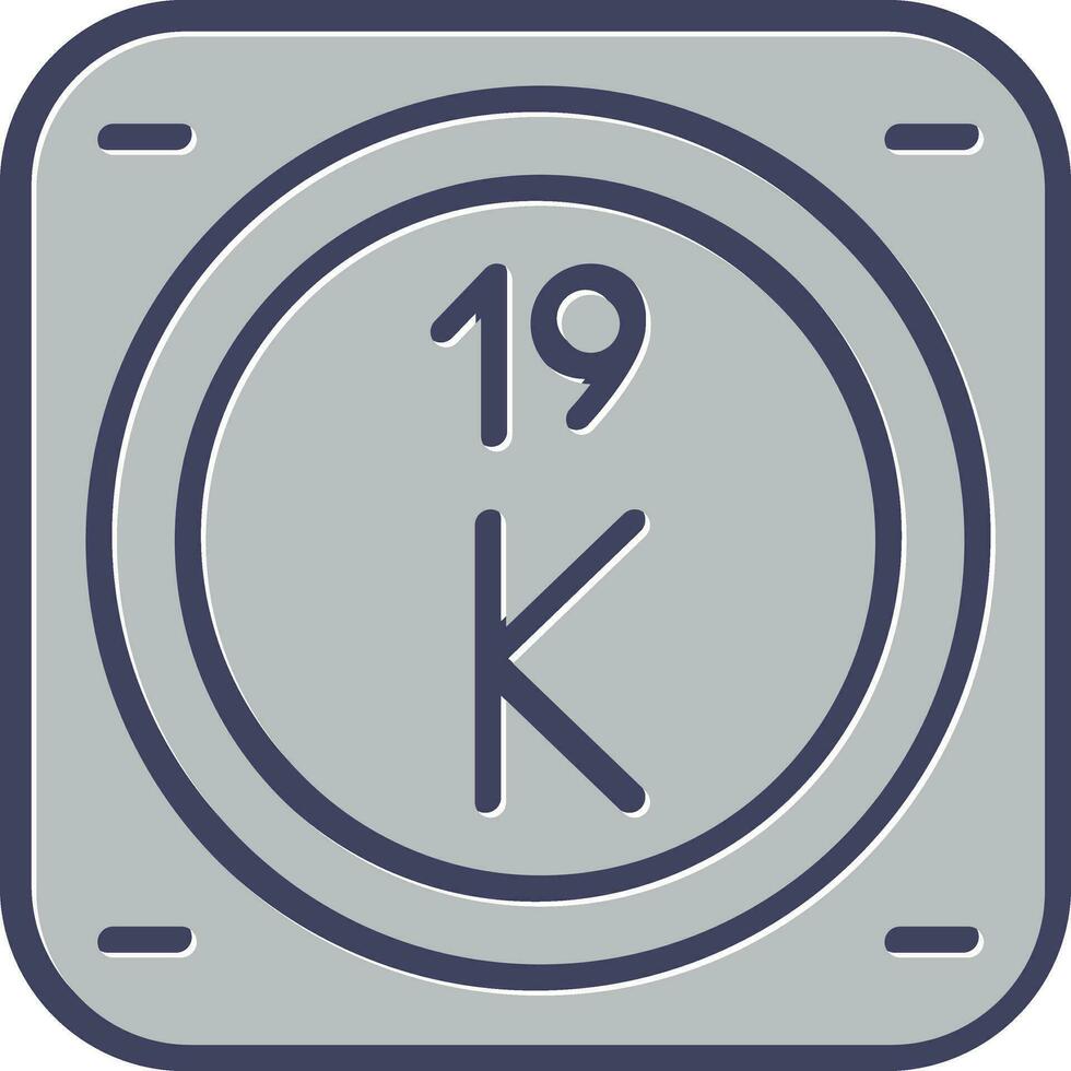 Kalium Vektor Symbol