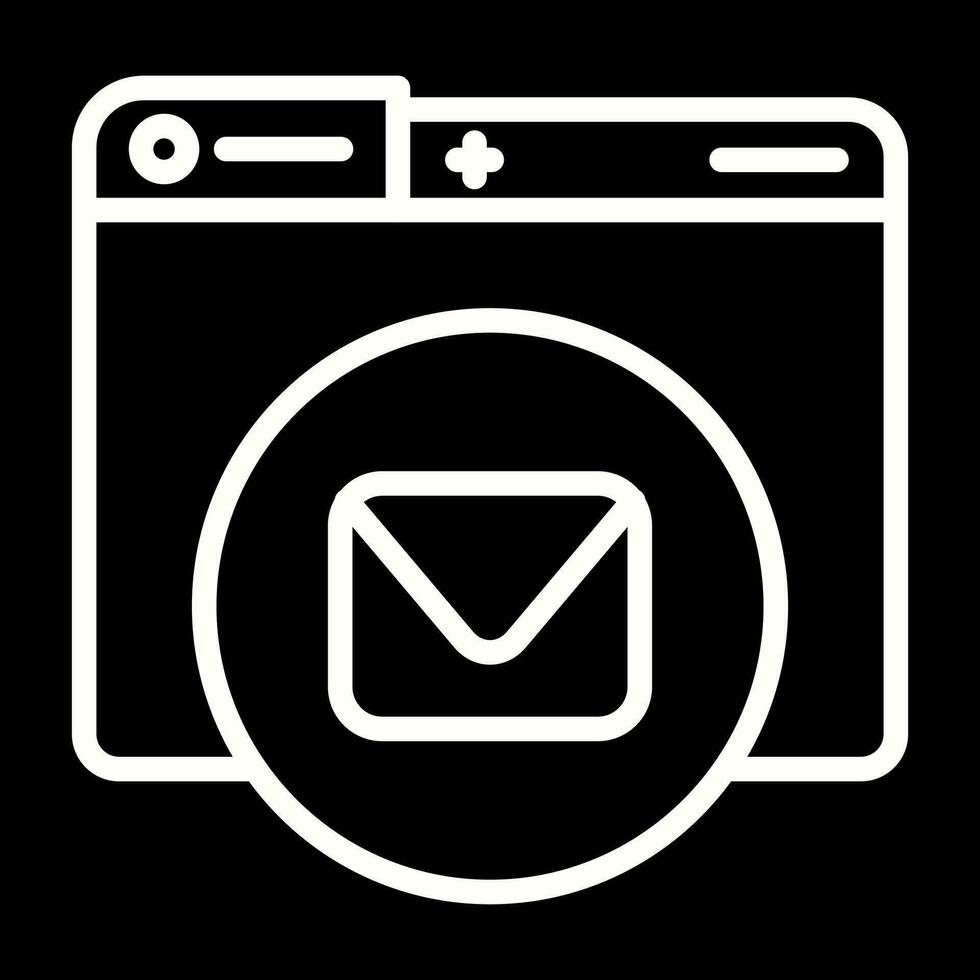 Kontakt Mail Vektor Symbol