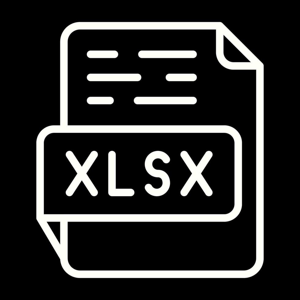 xlsx vektor ikon