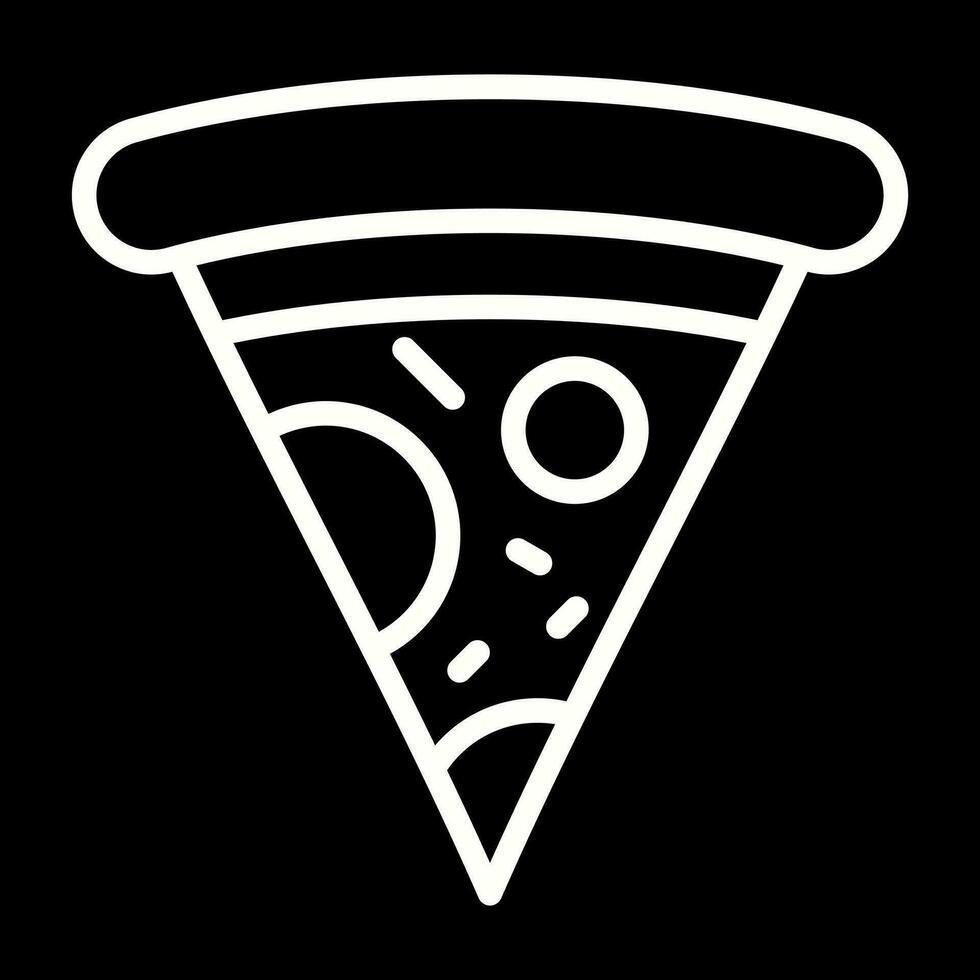 Pizza-Vektor-Symbol vektor