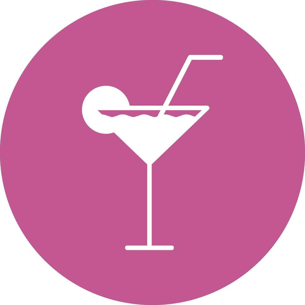 Cocktail-Vektor-Ikone vektor