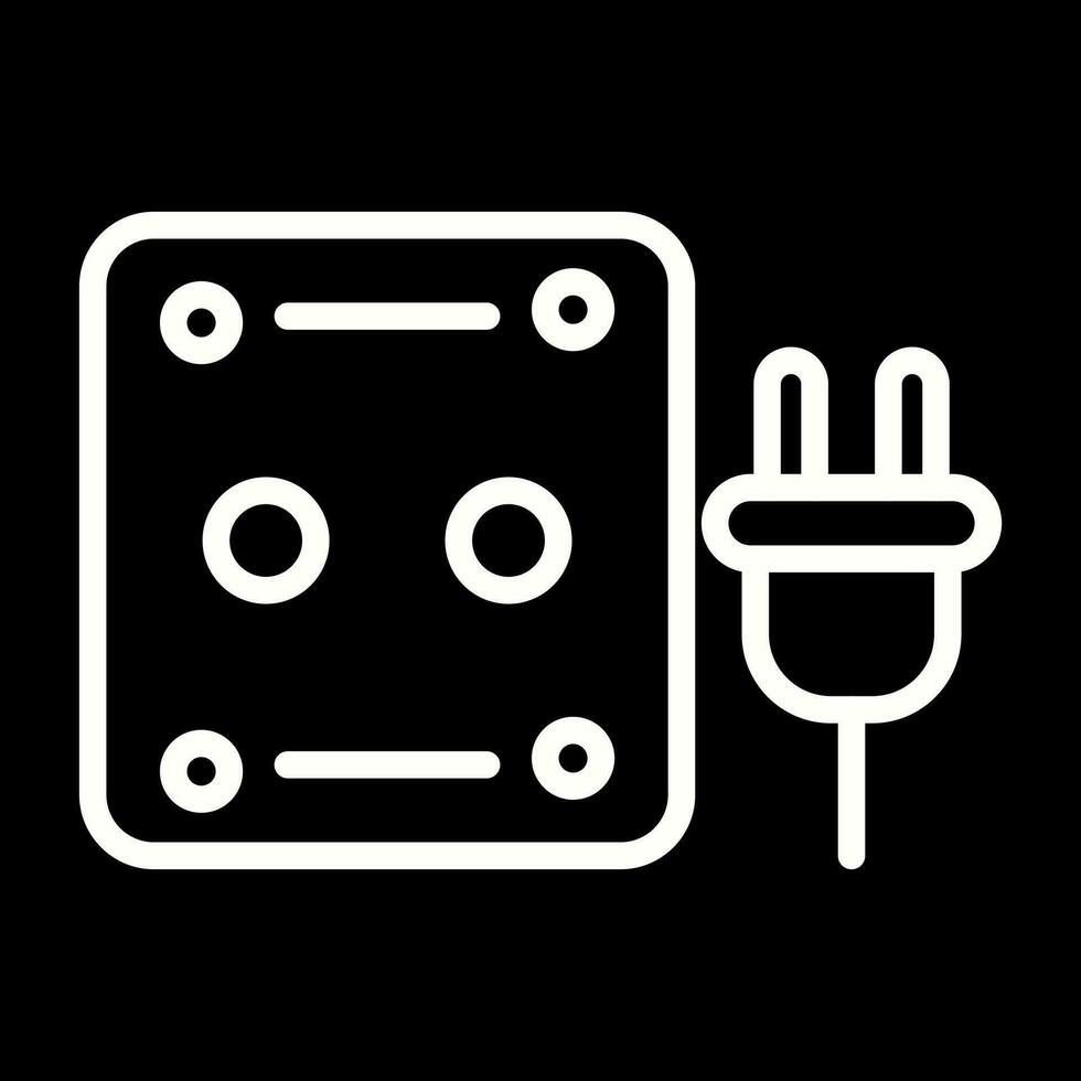 Plug-Vektor-Symbol vektor