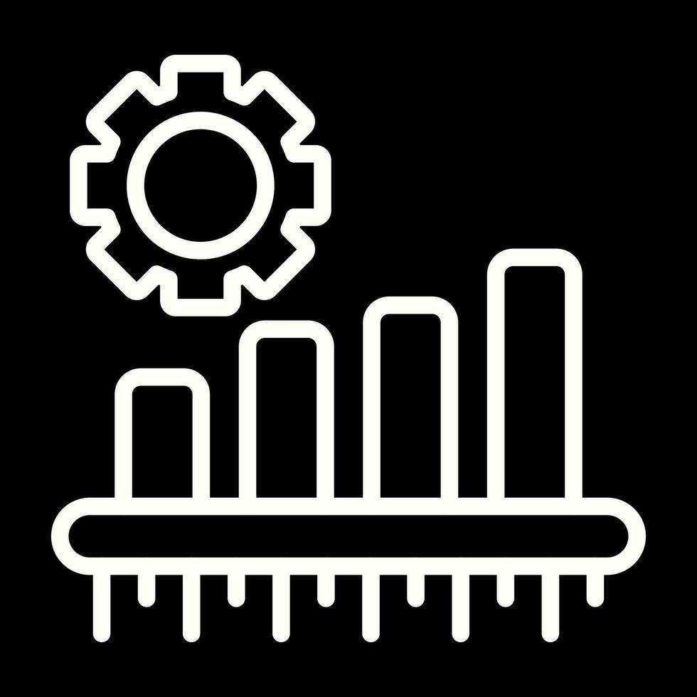 Balkendiagramm-Vektorsymbol vektor