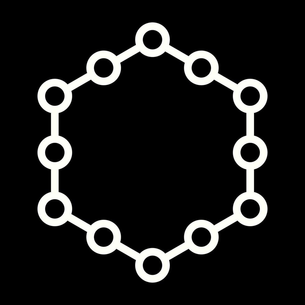 Hexagon-Vektor-Symbol vektor