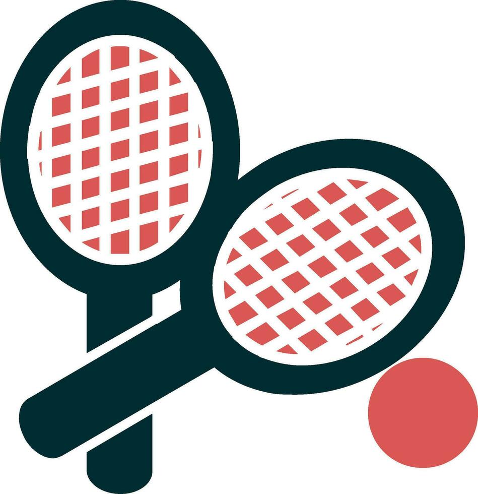 Tennis-Vektor-Symbol vektor