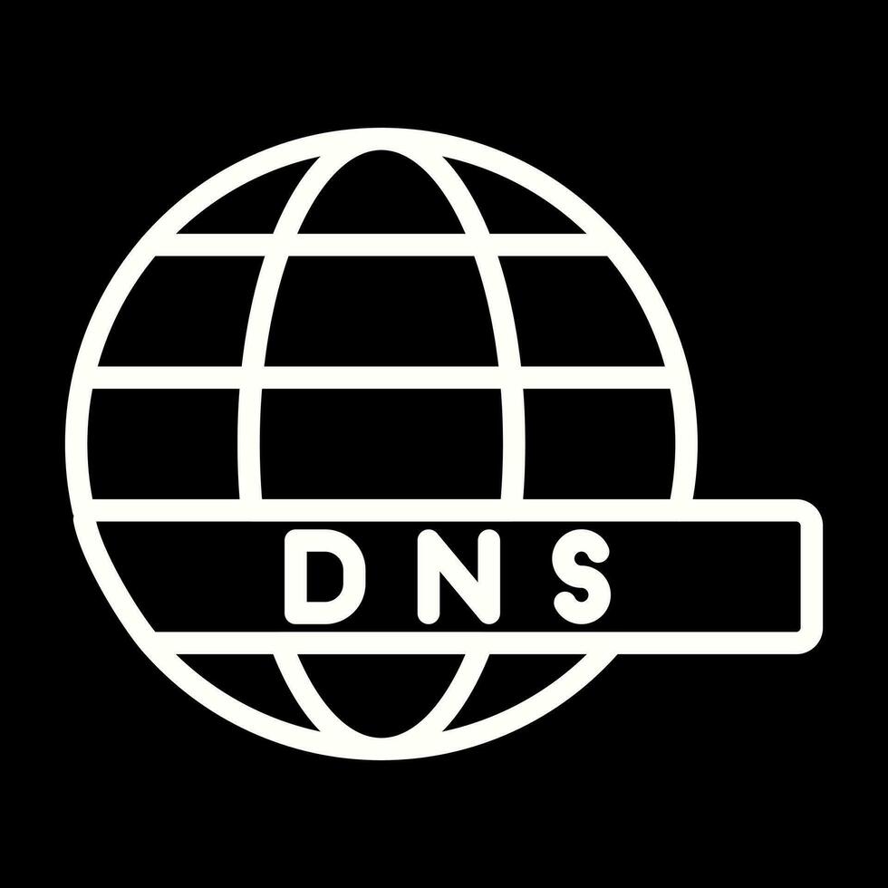 DNS Server Vektor Symbol