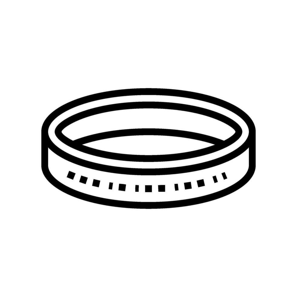 armband Smycken mode linje ikon vektor illustration