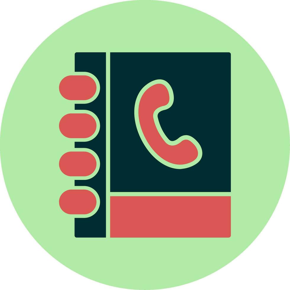 Telefonbuch-Vektorsymbol vektor