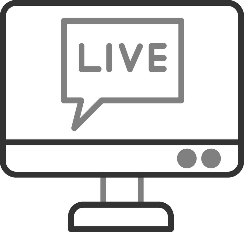 Live-Chat-Vektorsymbol vektor