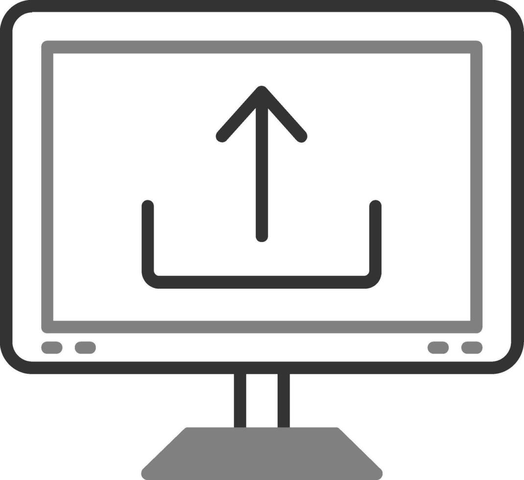Vektor-Icon hochladen vektor