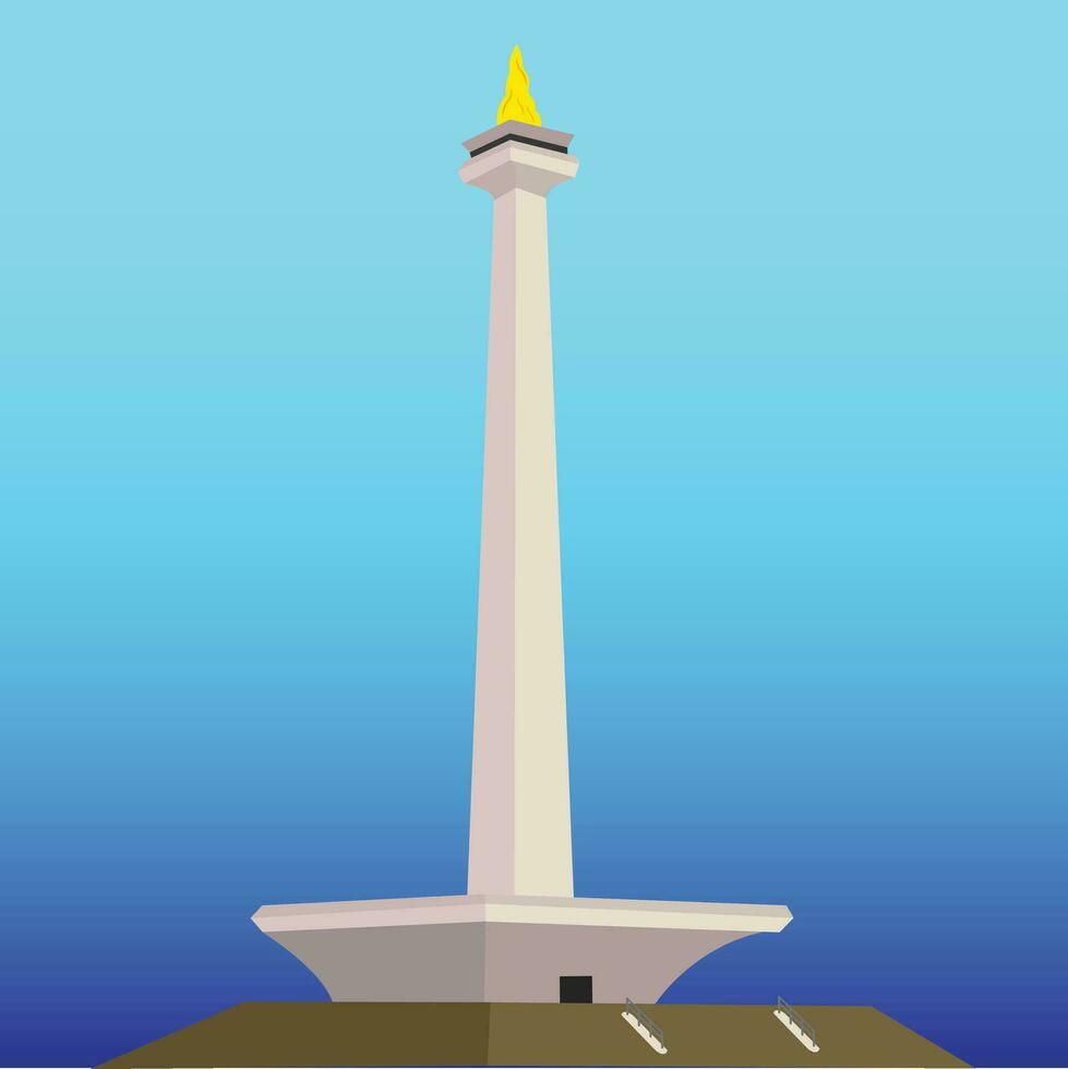 monas monumen nasional vektor