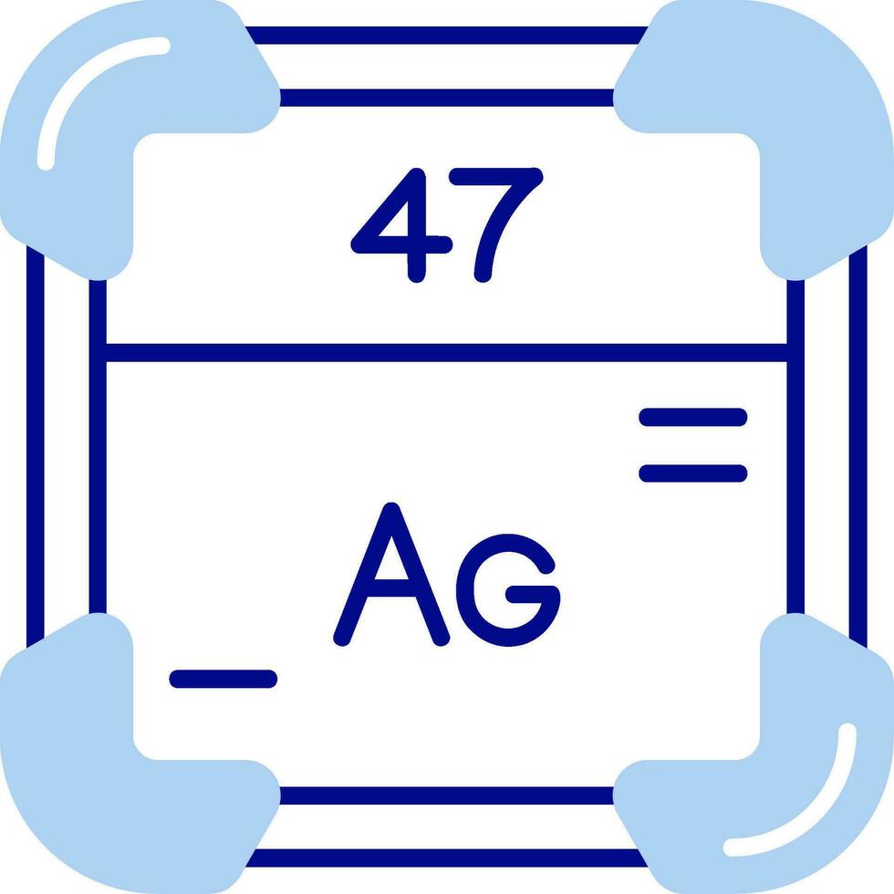 Silber Linie gefüllt Symbol vektor