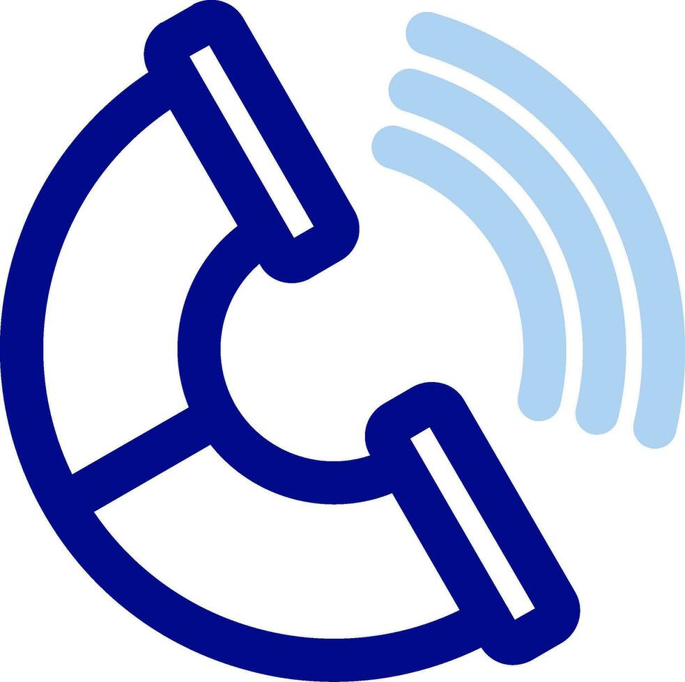 Telefonleitung gefülltes Symbol vektor