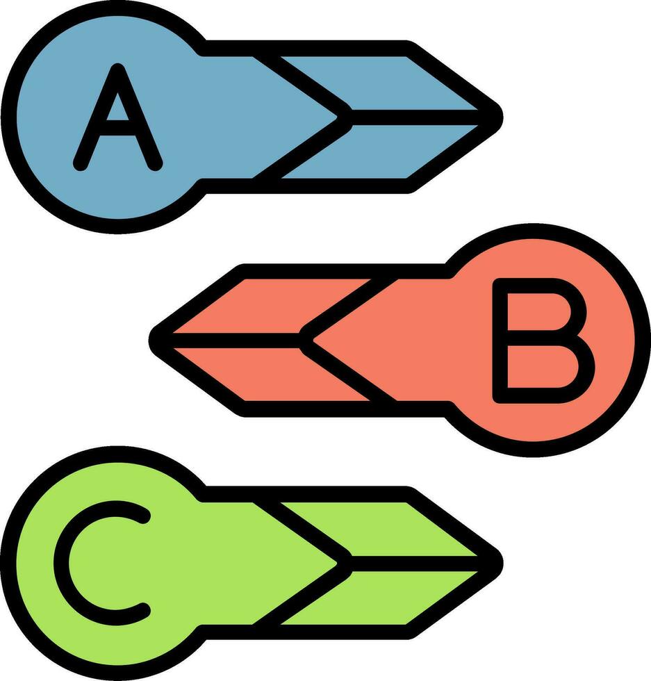 Diagrammvektorsymbol vektor