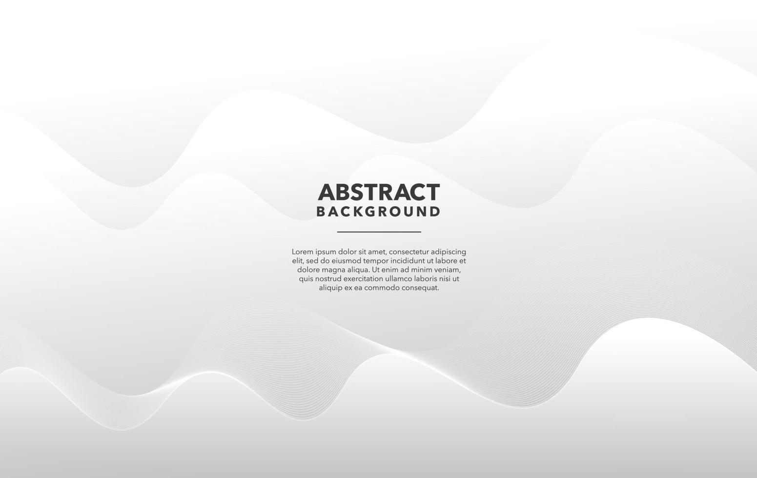weißes graues modernes abstraktes Hintergrunddesign vektor