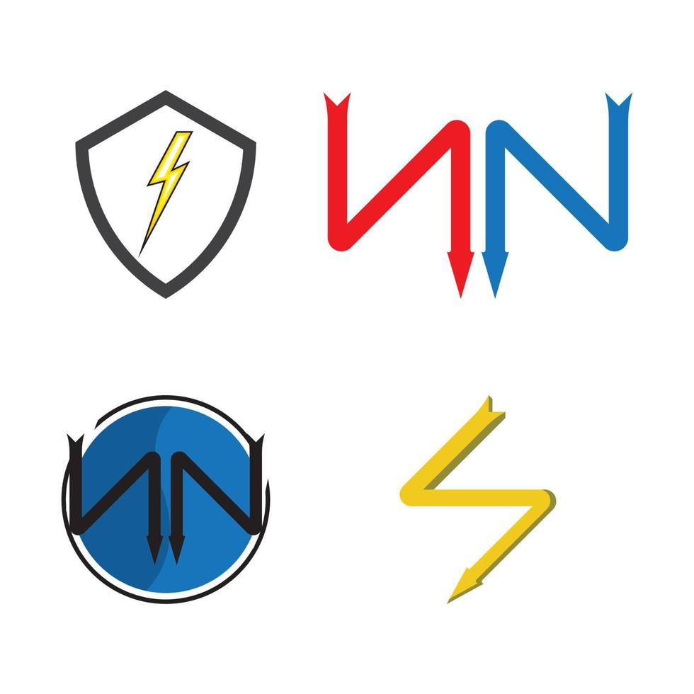 flash thunderbolt logotyp mall vektor