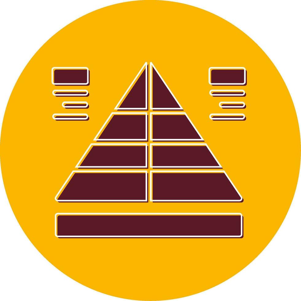 Pyramide Vektor Symbol