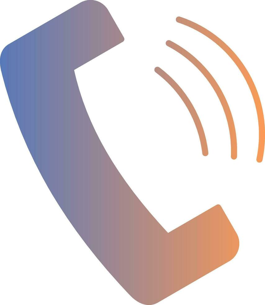 Symbol für den Telefonverlauf vektor