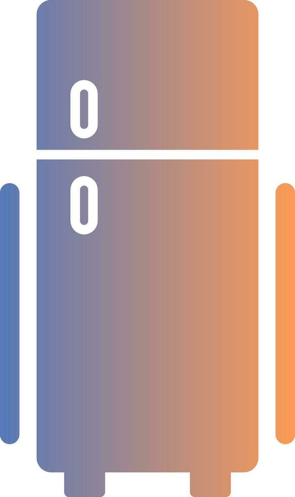 Kühlschrank Gradient Symbol vektor