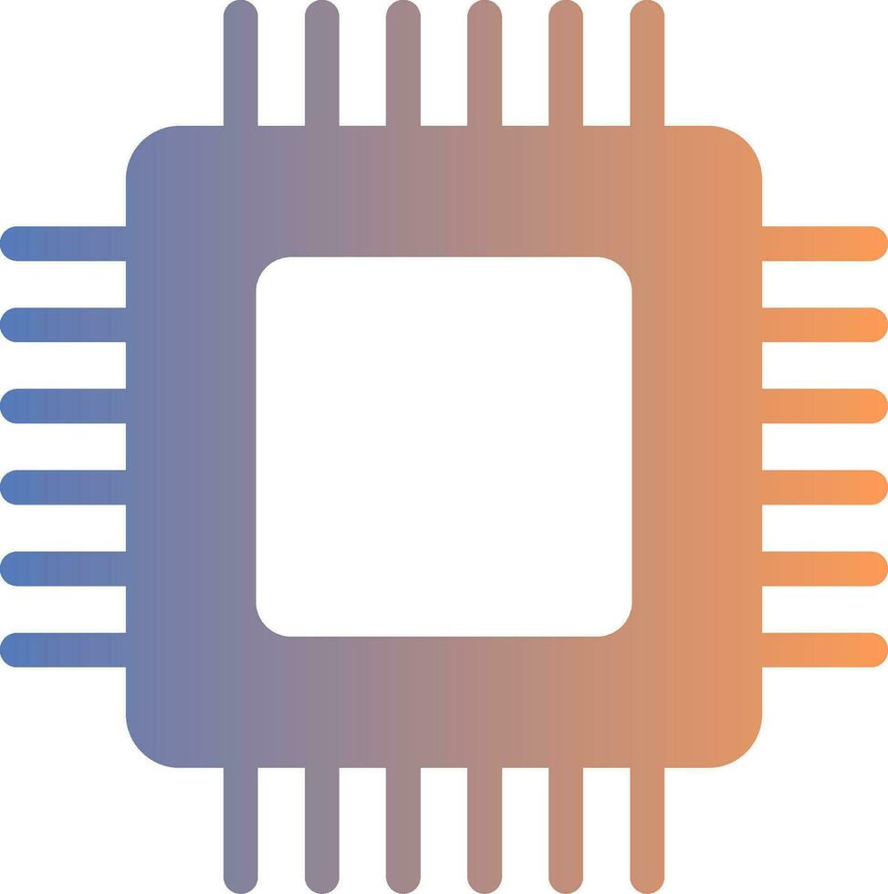 Schaltkreis Tafel Gradient Symbol vektor